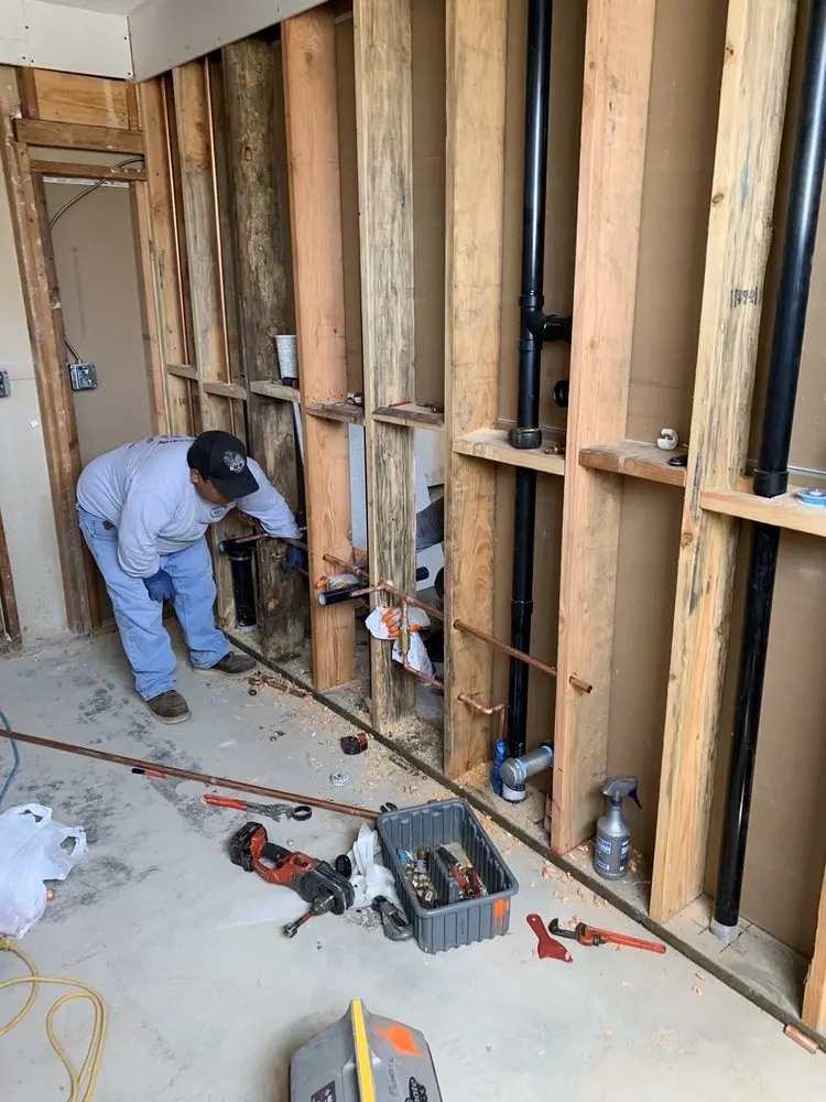 Commercial rough-in plumbing for Gas Line Repair in Liberty Square